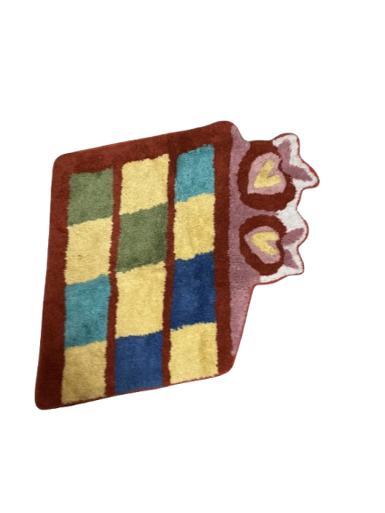 Cute Cake Shape Soft Doormat – Anti-Slip Washable Decorative Entrance Rug (24 × 26 Inches)